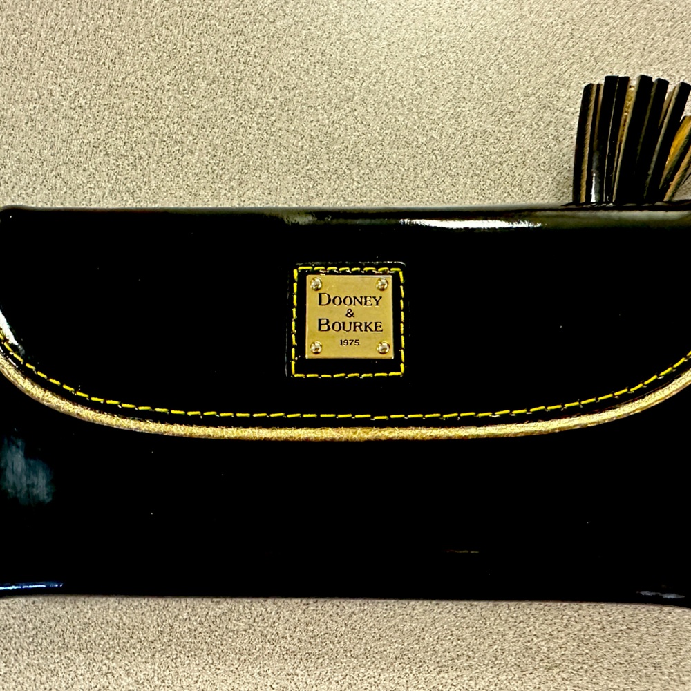Dooney and Bourke black patent wallet
